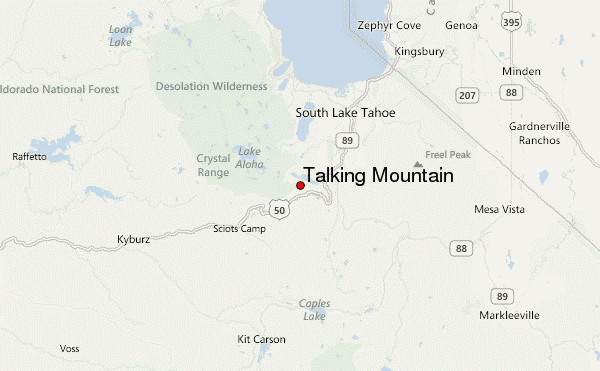 Talking Mountain Location Map