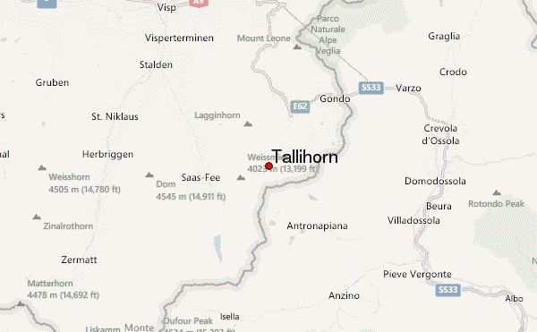 Tällihorn Location Map