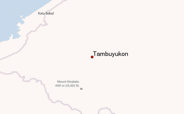 Tambuyukon Location Map
