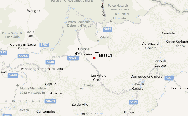 Tamer Location Map