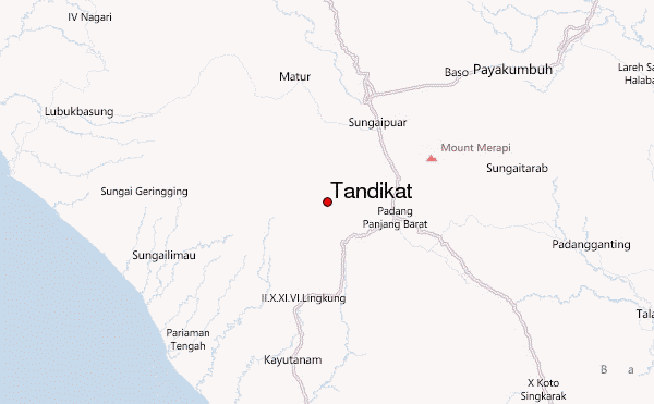 Tandikat Location Map