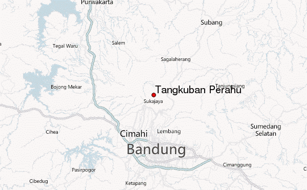 Tangkuban Perahu Location Map