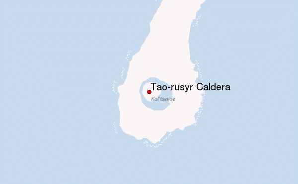 Tao-rusyr Caldera Location Map