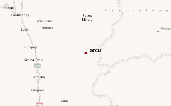 Tarcu Location Map