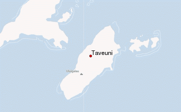 Taveuni Location Map