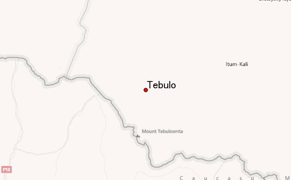 Tebulo Location Map