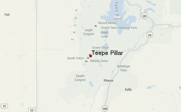 Teepe Pillar Location Map