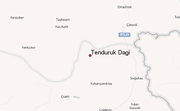 Tenduruk Dagi Location Map