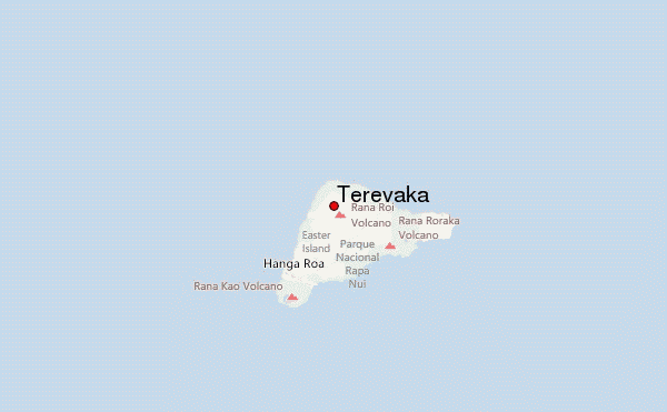 Terevaka Location Map