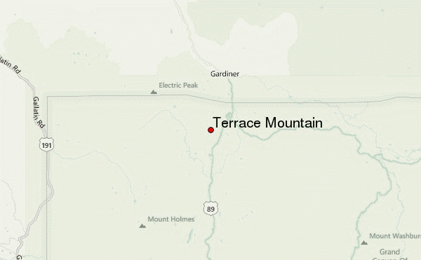 Terrace Mountain Location Map
