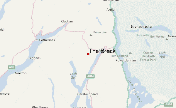 The Brack Location Map