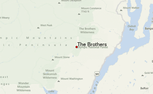 The Brothers Location Map