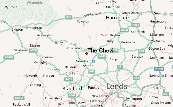 The Chevin Location Map