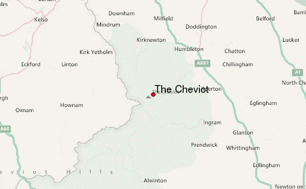 The Cheviot Location Map