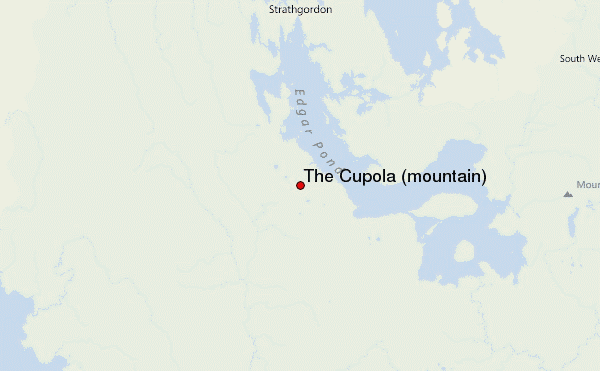 The Cupola (mountain) Location Map