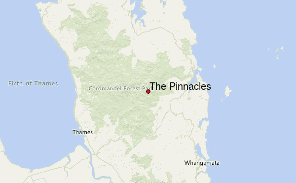The Pinnacles Location Map
