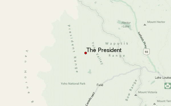 The President Location Map