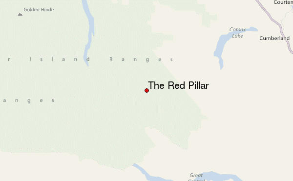 The Red Pillar Location Map