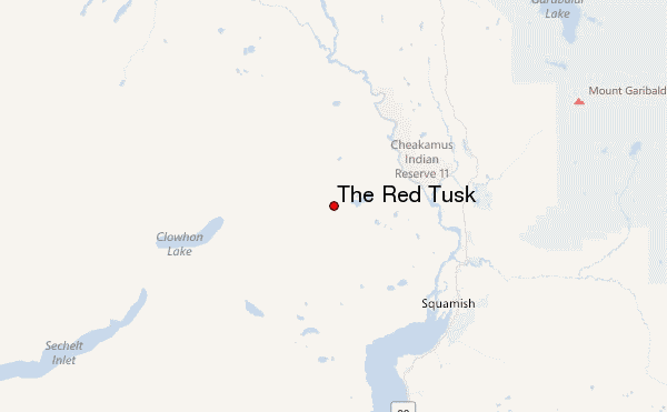 The Red Tusk Location Map