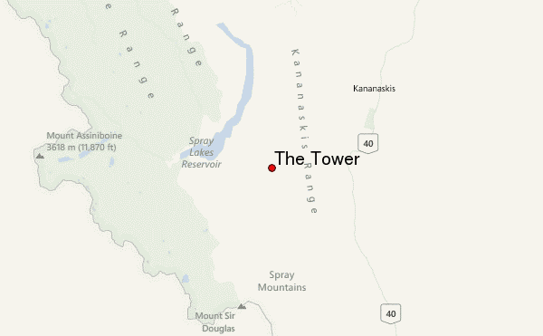 The Tower Location Map