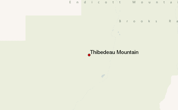 Thibedeau Mountain Location Map