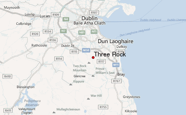 Three Rock Location Map