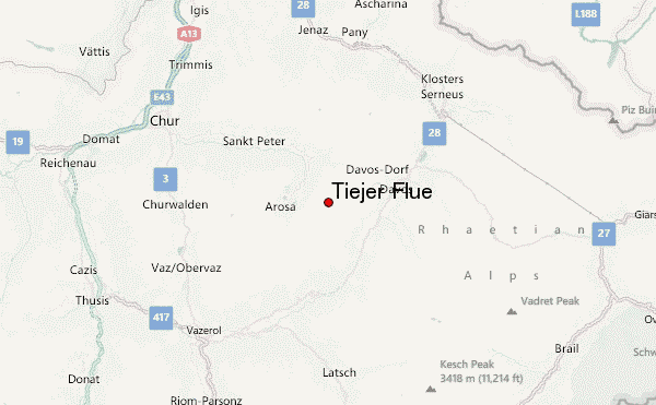 Tiejer Flue Location Map