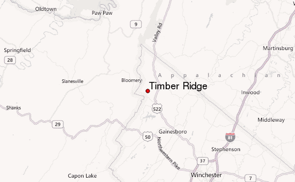 Timber Ridge Location Map