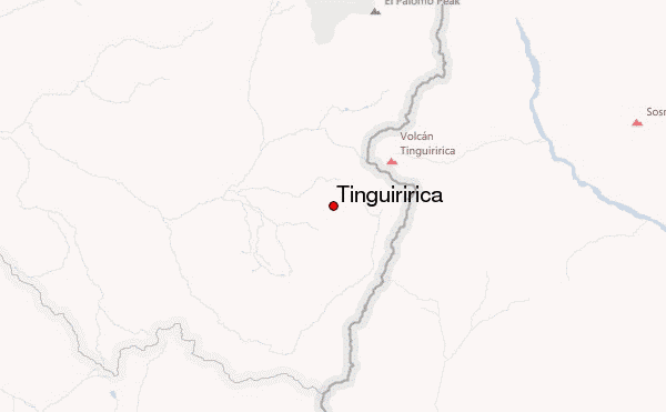 Tinguiririca Location Map
