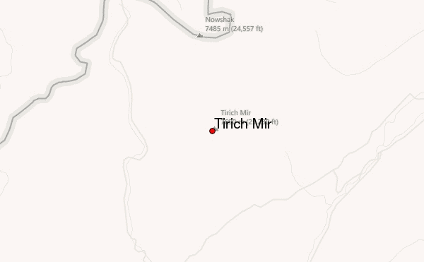 Tirich Mir Location Map
