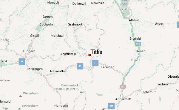 Titlis Location Map