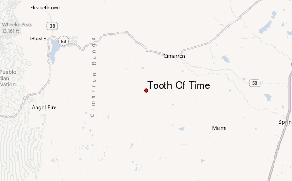 Tooth Of Time Location Map