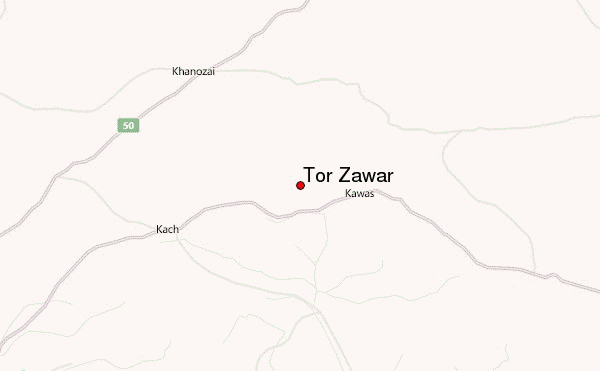 Tor Zawar Location Map