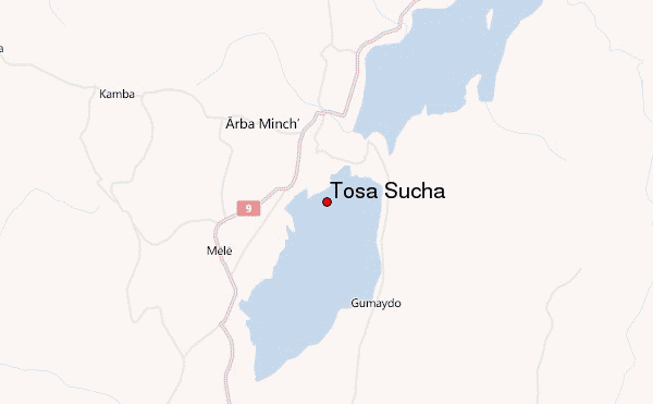 Tosa Sucha Location Map