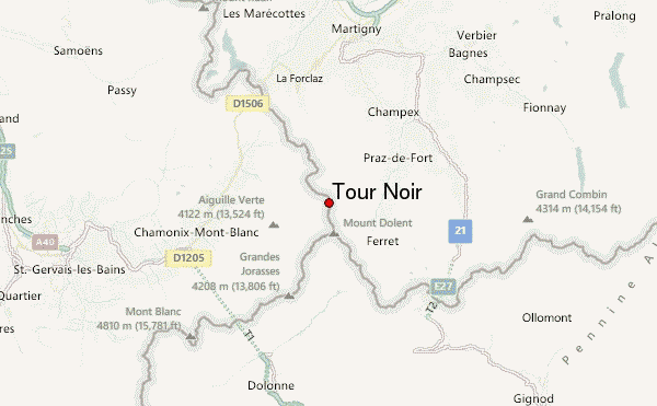 Tour Noir Location Map