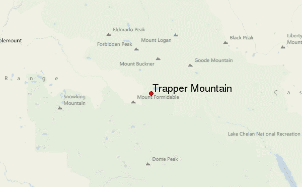 Trapper Mountain Location Map