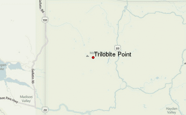 Trilobite Point Location Map