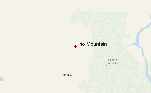 Trio Mountain Location Map
