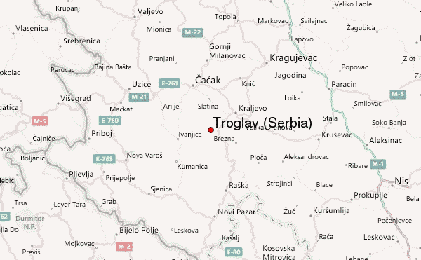 ravna gora mapa srbija Troglav (Serbia) Mountain Information ravna gora mapa srbija