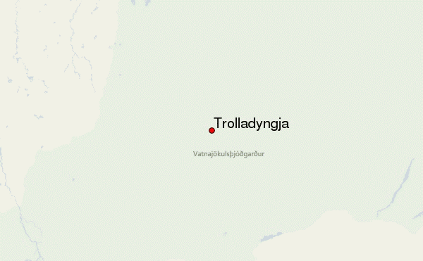Trölladyngja Location Map