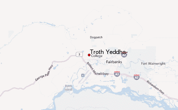 Troth Yeddha' (College Hill) Location Map