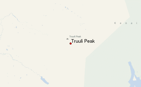 Truuli Peak Location Map