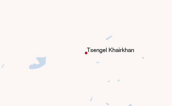 Tsengel Khairkhan Location Map
