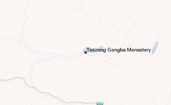 Tsozong Gongba Monastery Location Map