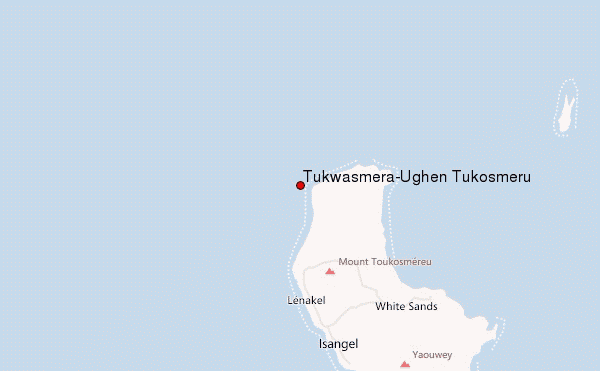 Tukwasmera/Ughen Tukosmeru Location Map
