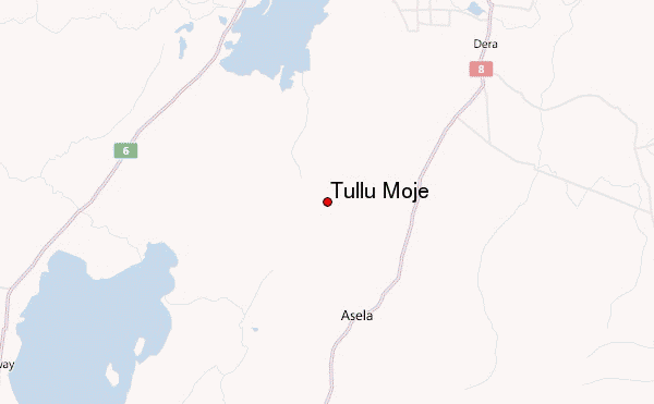 Tullu Moje Location Map