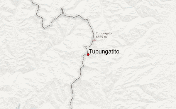 Tupungatito Location Map