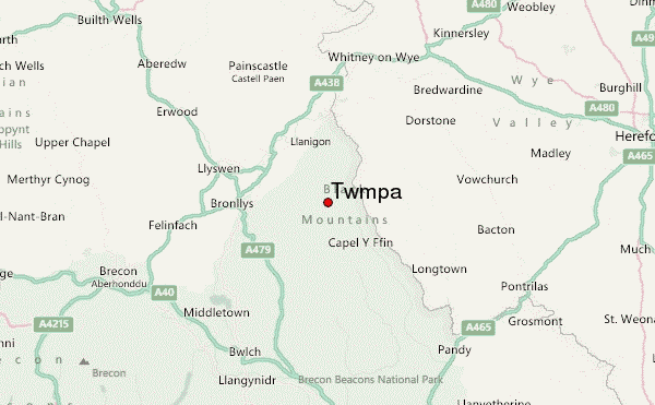 Twmpa Location Map