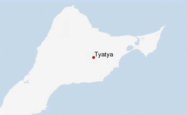 Tyatya Location Map
