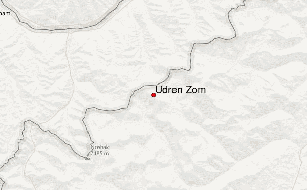 Udren Zom Location Map